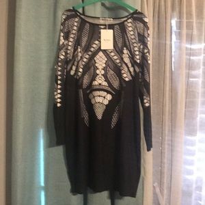 Black cocktail dress